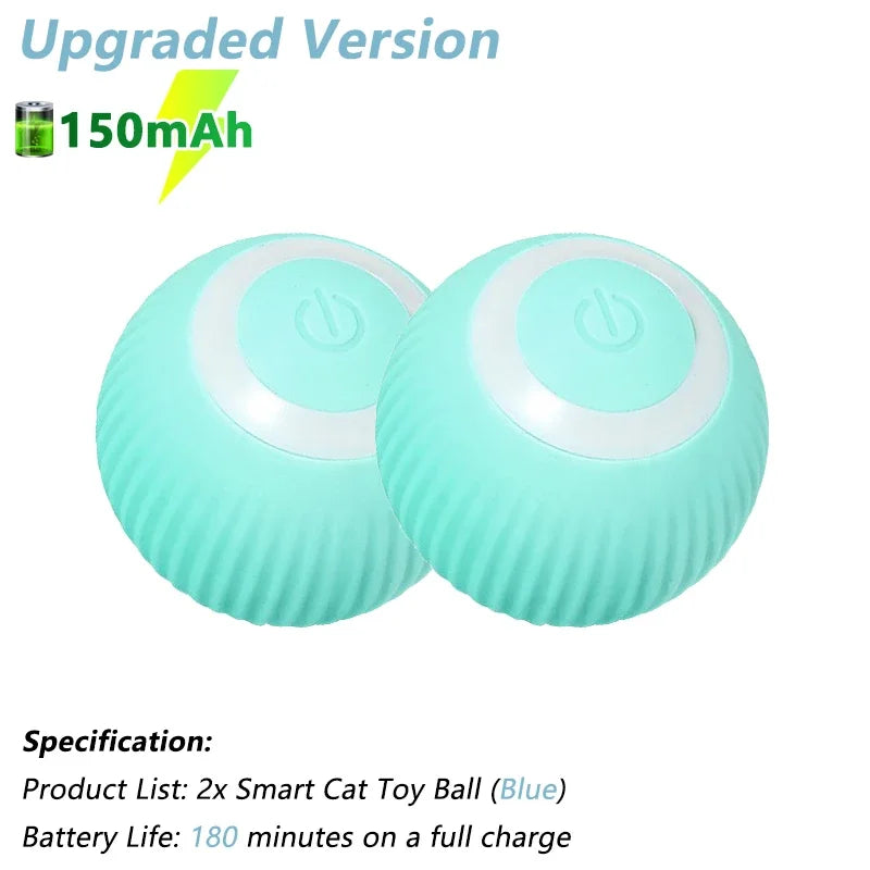 Automatic Interactive Rolling Ball for Cats - The Ultimate Smart Cat Toy for Endless Fun and Exercise