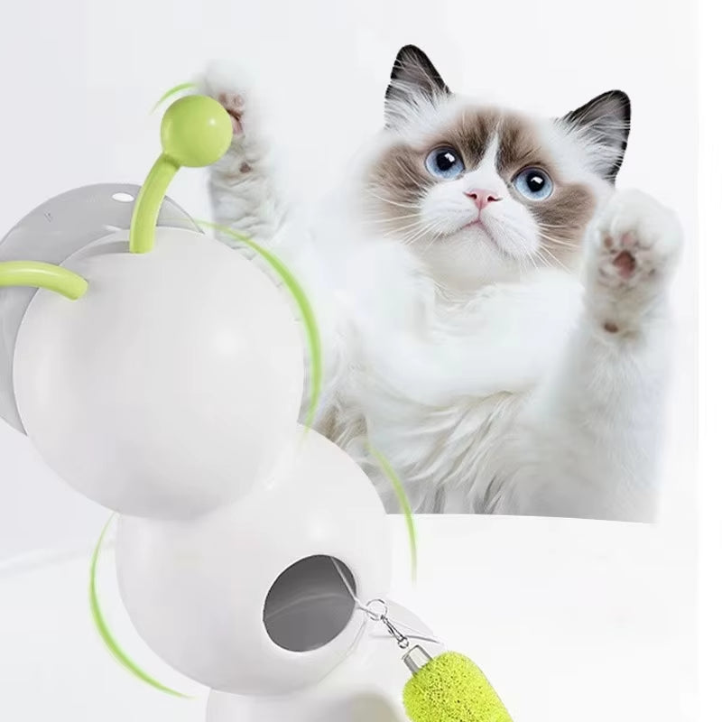 Interactive Caterpillar Rechargeable Cat Toy - Motion Activated Endless Fun!