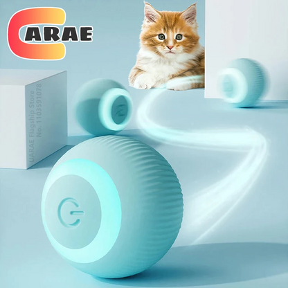 Automatic Interactive Rolling Ball for Cats - The Ultimate Smart Cat Toy for Endless Fun and Exercise