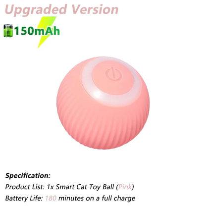 Automatic Interactive Rolling Ball for Cats - The Ultimate Smart Cat Toy for Endless Fun and Exercise