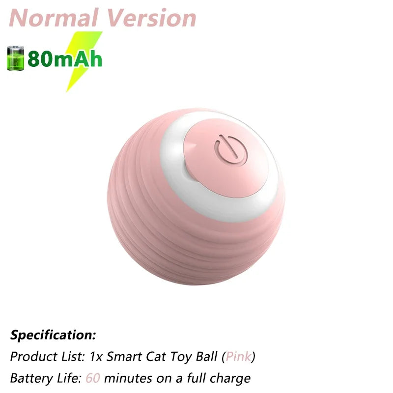 Automatic Interactive Rolling Ball for Cats - The Ultimate Smart Cat Toy for Endless Fun and Exercise
