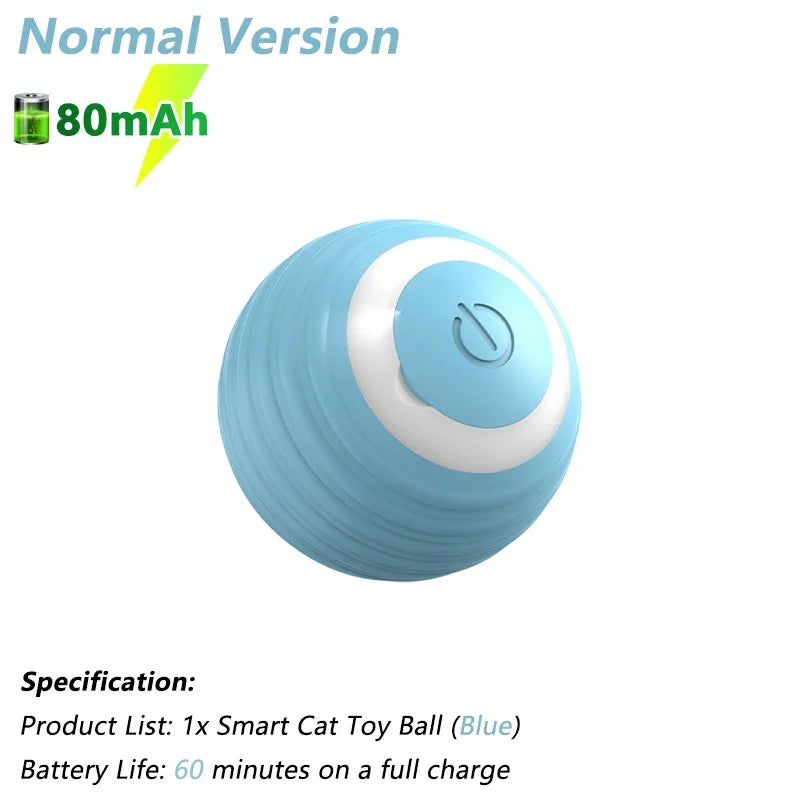 Automatic Interactive Rolling Ball for Cats - The Ultimate Smart Cat Toy for Endless Fun and Exercise