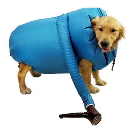Multi-Breed Dog Drying Bag for Hands Free Grooming
